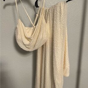 Oh Polly Cream Beaded Bra Set